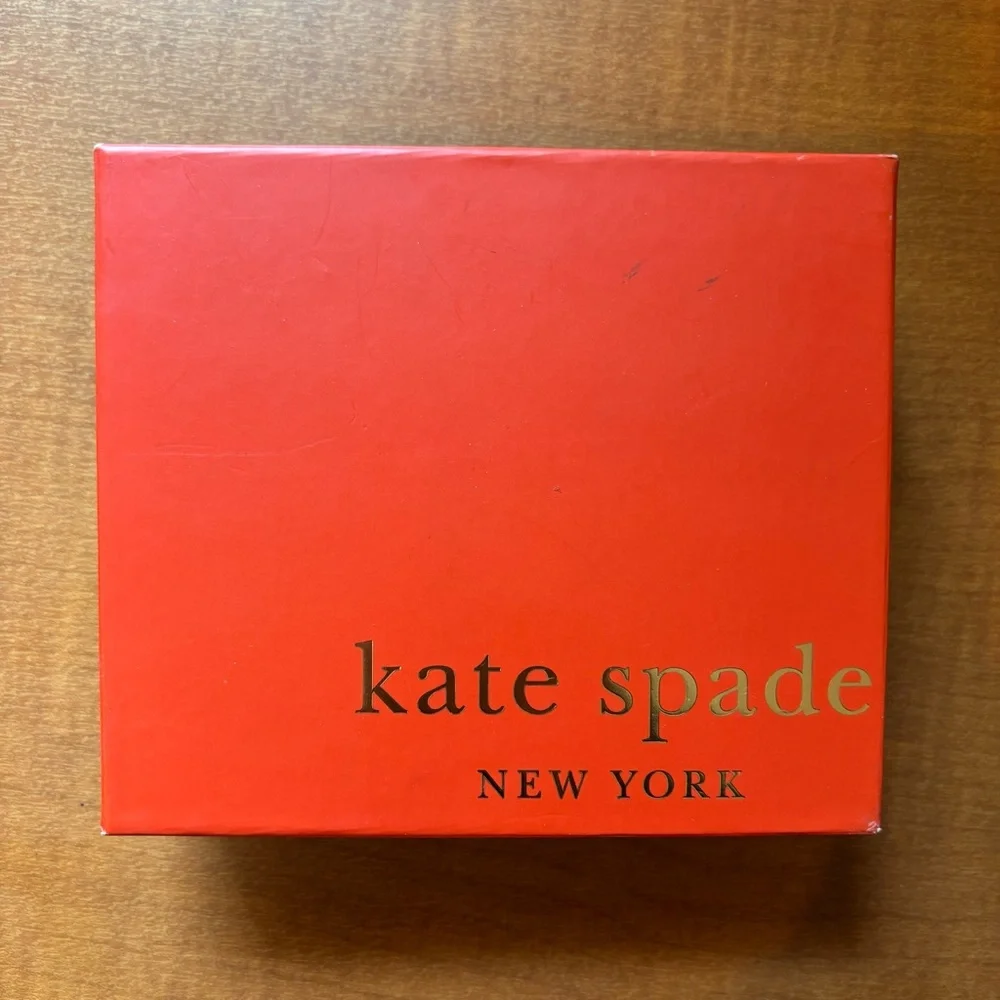 Kate Spade Metallic Gold Wallet Trifold NWOT - Picture 13 of 13